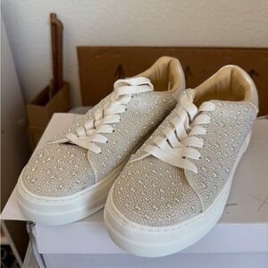 Betsey Johnson Bridal Sneakers